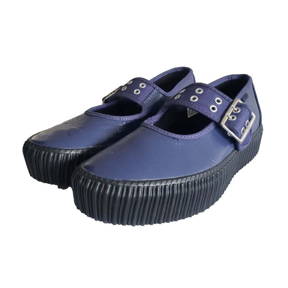 VANS Mary Jane Creeper Platform Shoe - Purple Women's Size 8